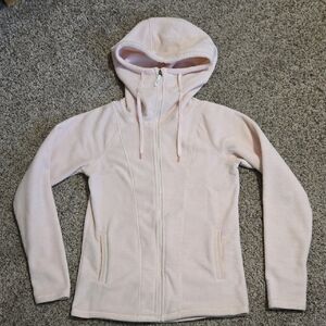 Roxy Light Pink Fleece Hoodie